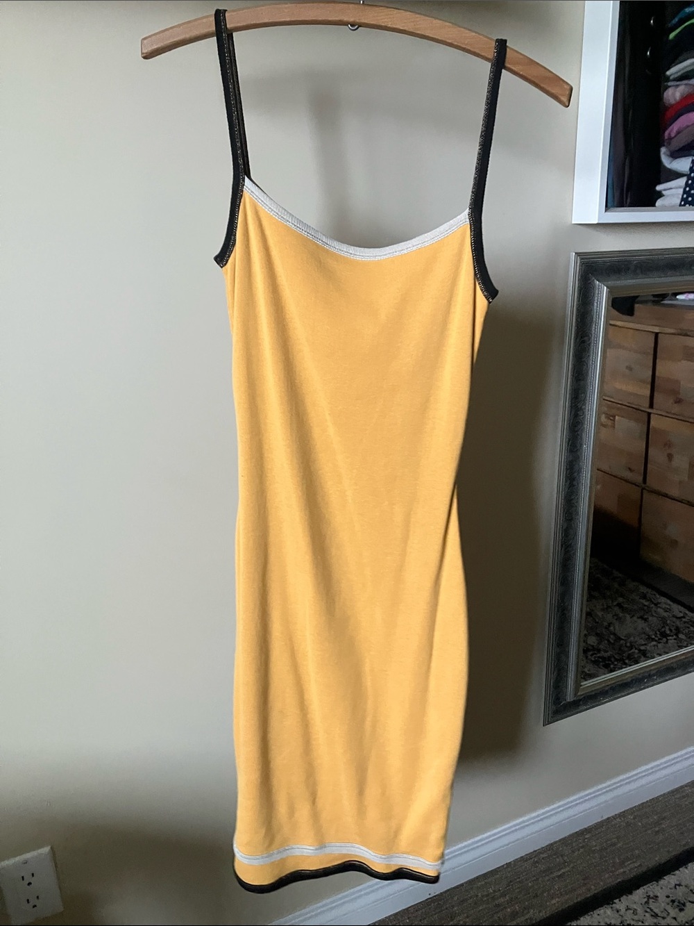 Mustard Yellow Knit Mini Dress with Matching Jacket